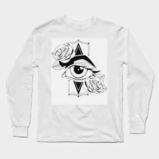 Eye Tattoo Art Long Sleeve T-Shirt